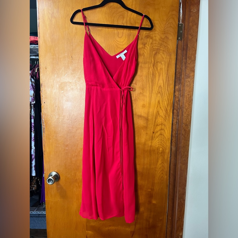 Forever 21 Vibrant Red Maxi Dress